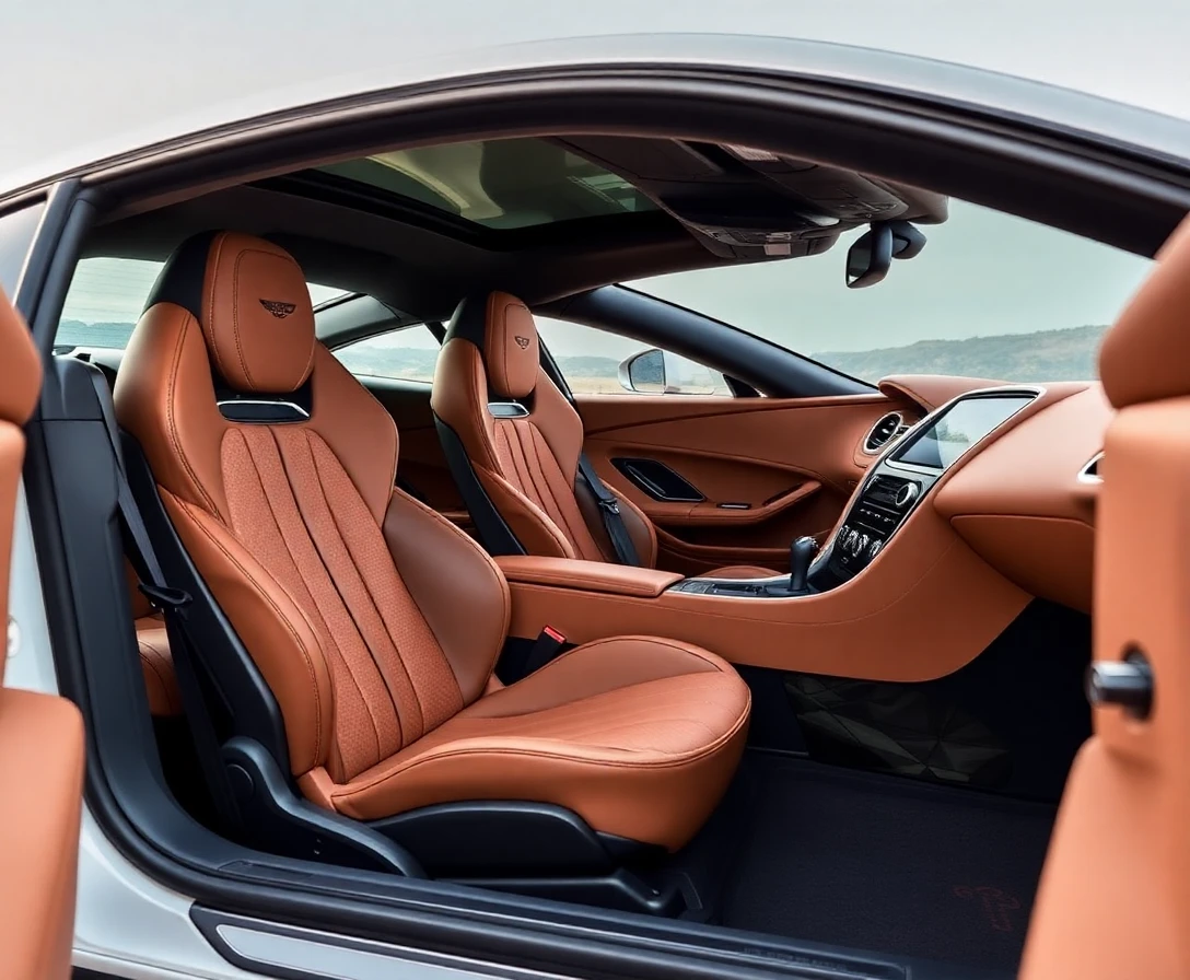 Intérieur luxueux de l'Aston Martin DB11